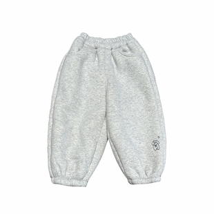 一条过冬儿童加厚卫裤冬季宝宝羊驼绒裤子男童女童保暖棉裤运动裤