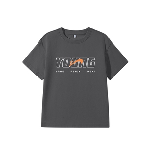 贵人鸟童装儿童纯棉短袖t恤男童运动宽松夏装青少年夏季半袖上衣