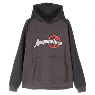 ACUPUNCTURE爱克佩特【宽松版】100% 棉做旧刺绣复古街头连帽卫衣