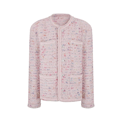 26ss彩色编织小香风外套