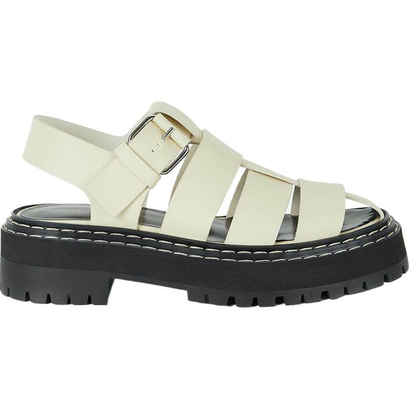 【618狂欢】Proenza Schouler/PS 春夏女皮革凉鞋
