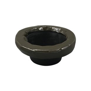 小号通用儿童马桶座便器出水口老房子铸铁65管道密封圈法兰胶泥