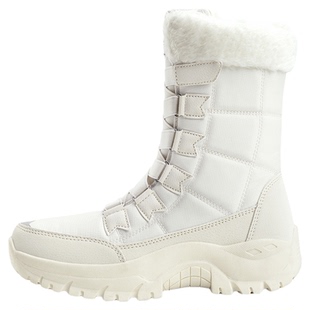 东北棉鞋零下40度防寒装备哈尔滨雪地靴女款防水防滑厚底加绒加厚