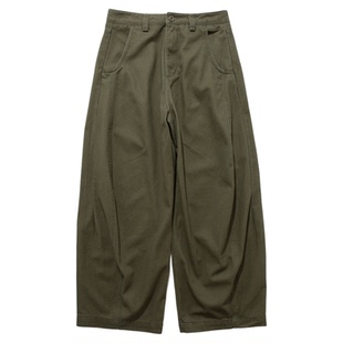 INKNOTS美式复古廓形工装裤男女宽松阔腿弯刀裤潮牌拖地阔腿长裤