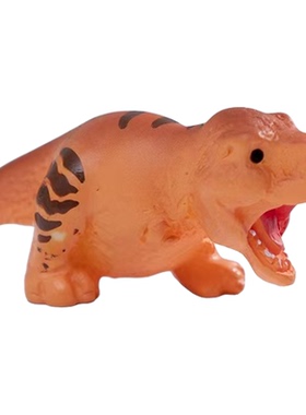 跨境新品仿真小恐龙动物萌粒摆件