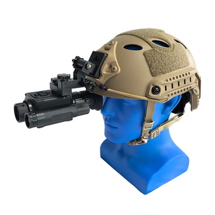 跨境 红外夜视仪战术fast墨鱼干头盔夜视仪头戴式两用单筒望远镜