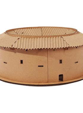 小宝手工福建土楼建筑模型材料包