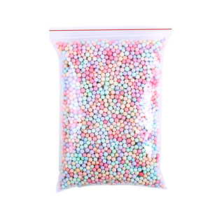 流星球捏捏乐填充物泡沫球马卡龙彩色圆形颗粒手工圣诞礼物盒装饰