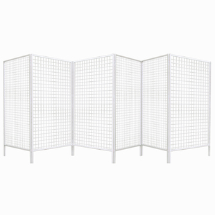 新款折叠网格展架幼儿园作品展示架立式网片落地屏风隔断展会网架