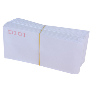 右开口白信封邮资寄挂号信集邮加厚首日封无贴邮票边框真140克纸