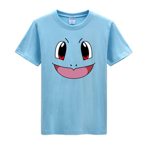漫游新生 口袋妖怪pokemon精灵宝可梦杰尼龟妙蛙种子T恤(3件包邮)