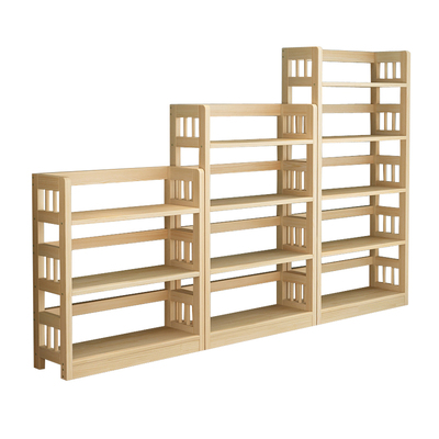 钰宇实木书架加厚学生家用大容量