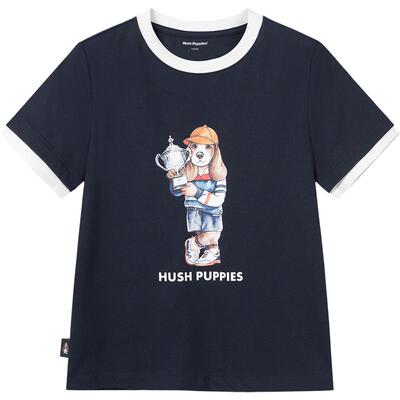 暇步士男童速干透气短袖T恤