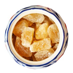 【传统老冰糖】手工熬多晶体甘蔗黄冰糖小粒土冰糖清甜不腻300g罐