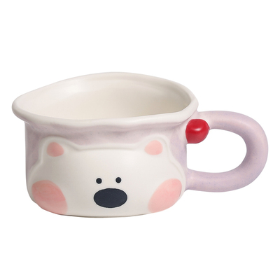 鹿谷川陶瓷情侣杯女士可进洗碗机