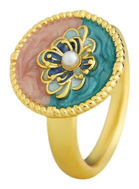 中古vintage复古风小众设计高级感食指戒指个性简约百搭手饰指环