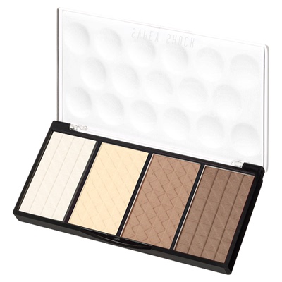 姿泊彩四色修容粉饼平替高光提亮