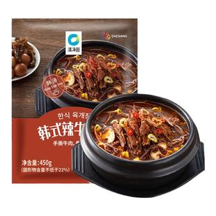 清净园韩式辣牛肉汤450g速食汤料包半成品超市同款煮汤煮面调味料