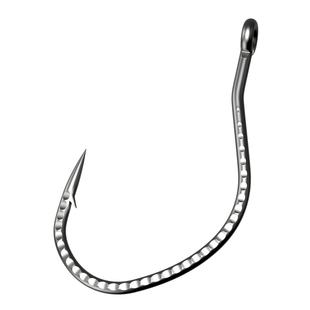 路亚倒钓钩泥鳅钩加强麒麟鳜鱼梭鱼鲈鱼软虫钩翘嘴海钓软饵虾8013