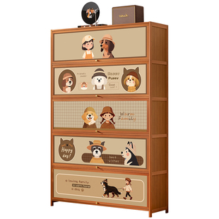 鞋柜家用门口入户收纳柜一体靠墙走廊简易鞋架子新款爆款高档多层