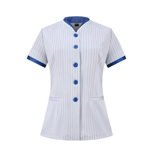 保洁服七分袖女酒店宾馆客房清洁员工作服物业医院阿姨制服秋夏装