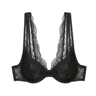 EVESTEMPTATION夏娃的诱惑深V聚拢防下垂薄棉蕾丝美背文胸7545133