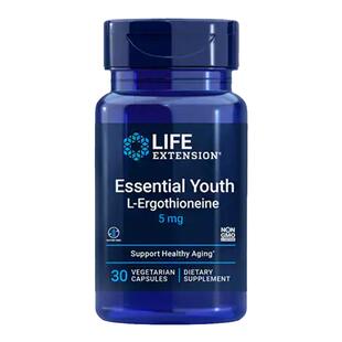 美国直邮Life Extension L麦角硫因5mg Essential Youth蘑菇提取