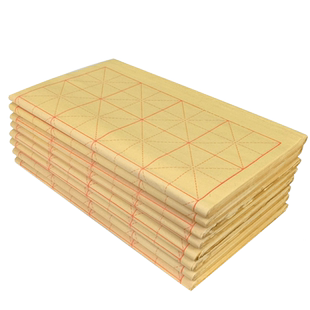 【米字格毛边纸书法专用练字纸】毛笔字练习纸专用练字 宣纸书法专用纸加厚批发手工半生熟 初学者入门套装