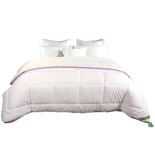 卡撒天娇澳洲羊毛冬被双层透气加厚保暖羊毛冬被杜邦SORONA纤维