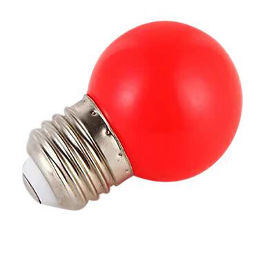 LED彩泡E27螺口户外酒吧室内浪漫婚庆装饰红色紫色粉色小灯泡