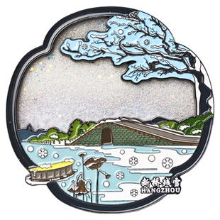 【正品】中国城市杭州苏州南京山西厦门泉州旅游磁吸冰箱贴文创
