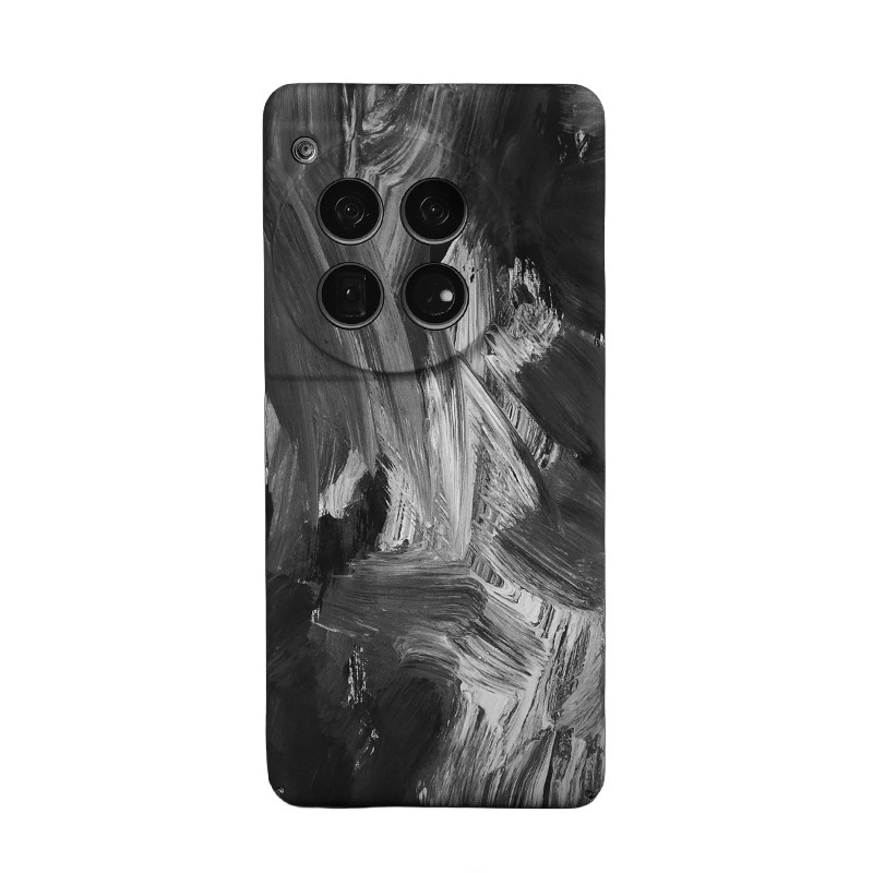 简约油画一加13手机壳适用ONEPLUS12磨砂硬壳原创设计师款ACE3肤感超薄全包1+9PRO创意新款8T防摔保护套小