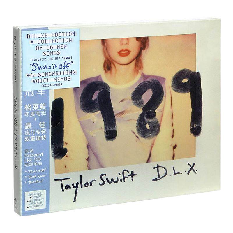 TaylorSwift泰勒斯威夫特 霉霉1989CD唱片 芭酒专辑+歌词本拍立得