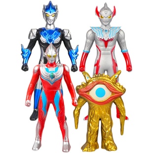 顺丰儿童迪迦奥特曼玩具大礼盒套装贝利亚可动人偶变身器赛罗男孩