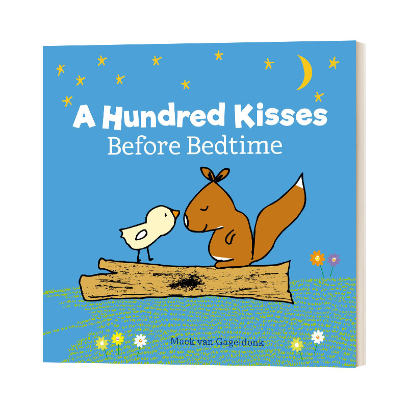 英文原版 A Hundred Kisses Before Bedtime 睡前的一百个吻 儿童精装绘本 Mack van Gageldonk 英文版 进口英语原版儿童外文书籍