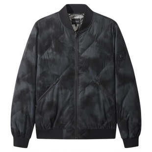 【仿洗水做旧】卡宾短款轻薄羽绒服男士年冬季复古棒球服夹克外套