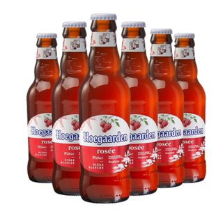 【天猫U先】福佳玫瑰红248ml*6瓶精酿果味啤酒