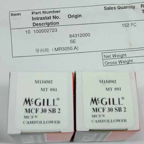 询价-MCGILL MCF-30-SB-2 雷勃轴承 Swis