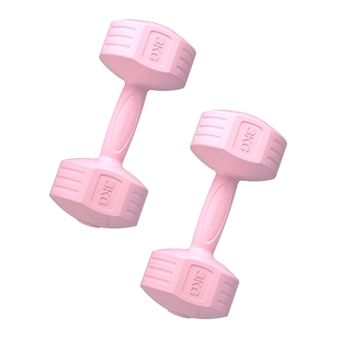 哑铃女士健身家用器材瘦肚子手臂杠铃壶铃儿童青少小哑铃2KG一对