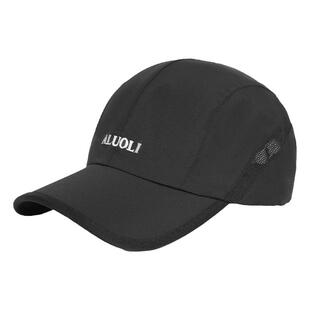 帽子男款棒球帽夏季薄款透气鸭舌帽女夏天户外凉帽速干防晒太阳帽
