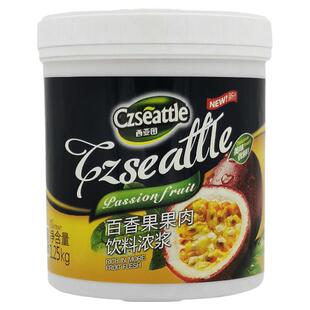 西亚图果酱果泥 英的果肉饮料 百香果芒果草莓蓝莓韩式柚子水蜜桃