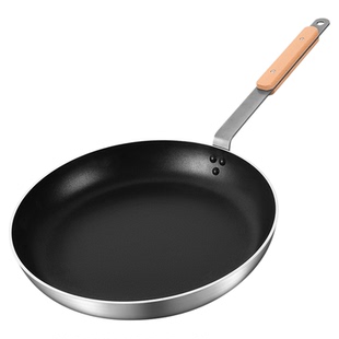 不粘锅平底锅商用煎牛排专用锅酒店大号煎蛋煎饺烙饼锅电磁炉燃气