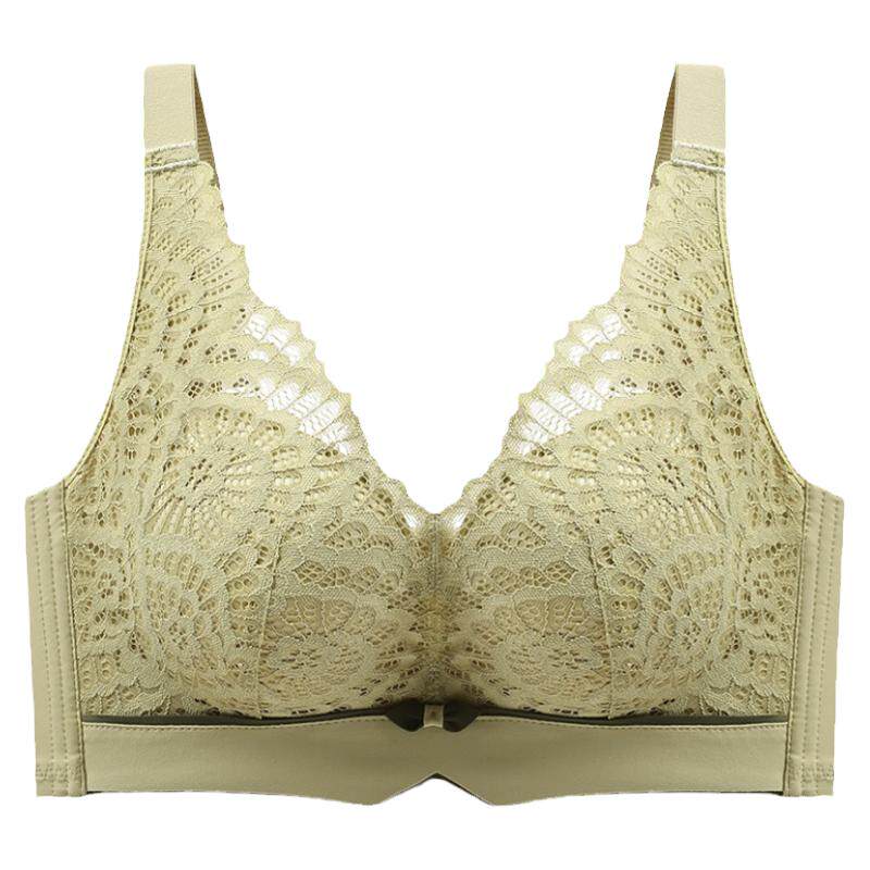 正品向大大内衣旗舰店官方乳胶内衣聚拢薄款无钢圈收副乳文胸套装
