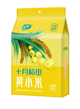 十月稻田黄小米1kg米香浓郁