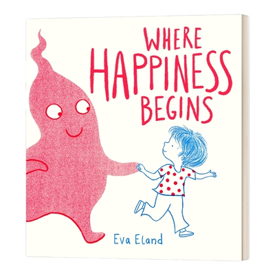 英文原版绘本 Where Happiness Begins 快乐你在哪里 2021年凯特格林纳威奖 精装情绪管理绘本 英文版 进口英语原版书籍儿童外文书