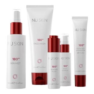 韩国nuskin如新洗面奶 水精华脸霜180度焕采系列套装提亮保湿紧致