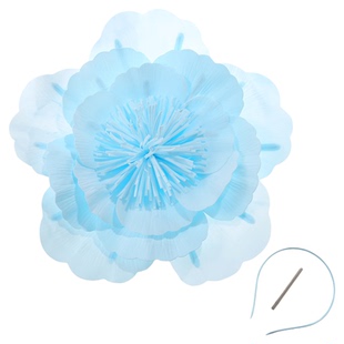 欧美夸张花朵头饰新娘舞会超大发饰舞台演出大头花黑色发夹发箍女