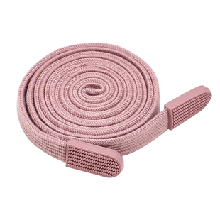 硅胶头编织扁平款抽绳优质涤棉无弹厚实裤腰绳子卫衣卫裤松紧带子