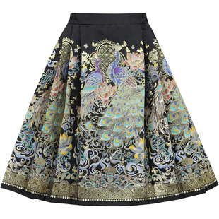 女童马面裙套装冬装2025新款女孩中国风新年装儿童马甲唐装拜年服