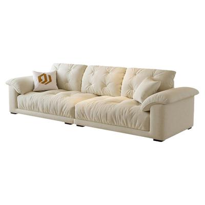 DDC直排奶油风布艺云朵沙发